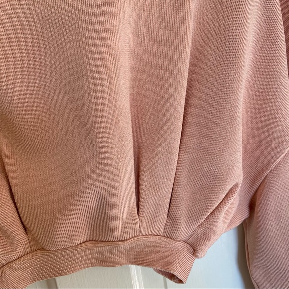 NWOT Haight. Ribbed Pleated Top - Picture 7 of 9